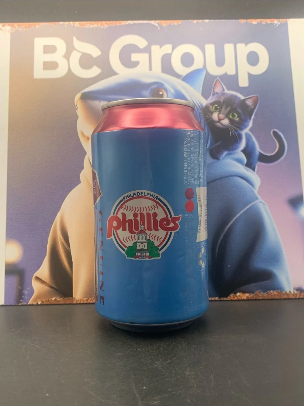 Vintage Beer Can Budweiser Great American Lager Phillies Can Tab Empty Aluminum